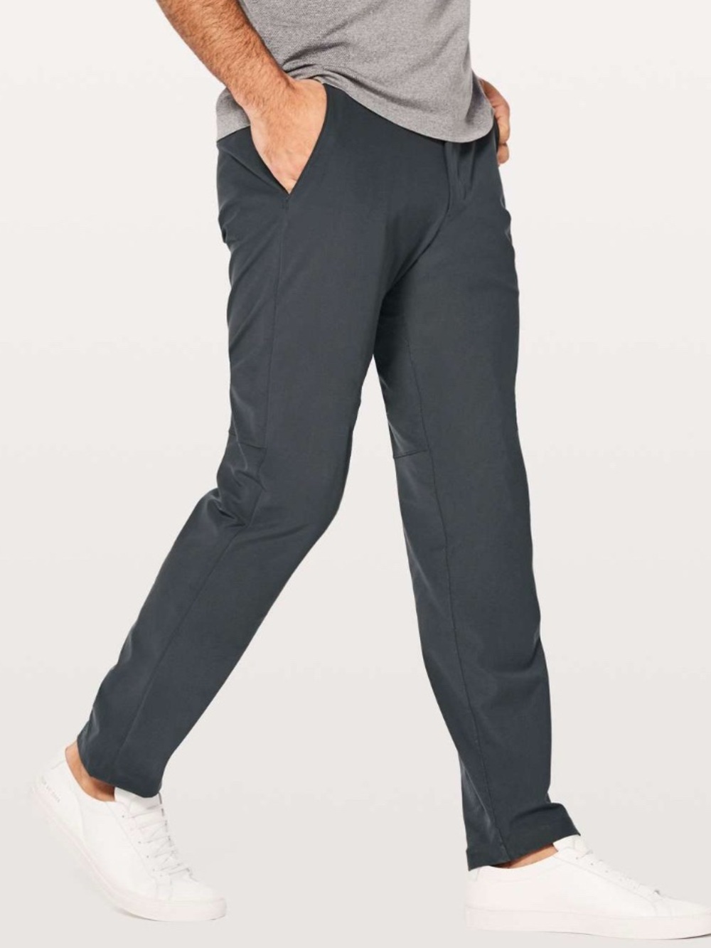 Lululemon Commission Athletic Pants Relaxed Fit Melanite Grey Size 34x32